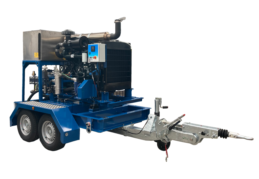 Hughes pumps HP220 DRT diesel high pressure jetting units