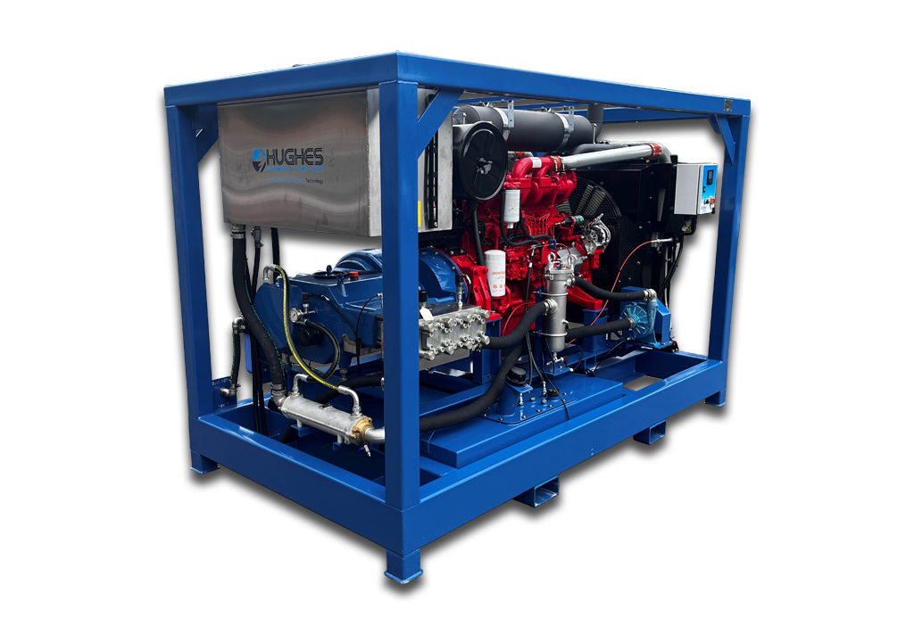Hughes pumps HP300 DC diesel driven high pressure jetting units