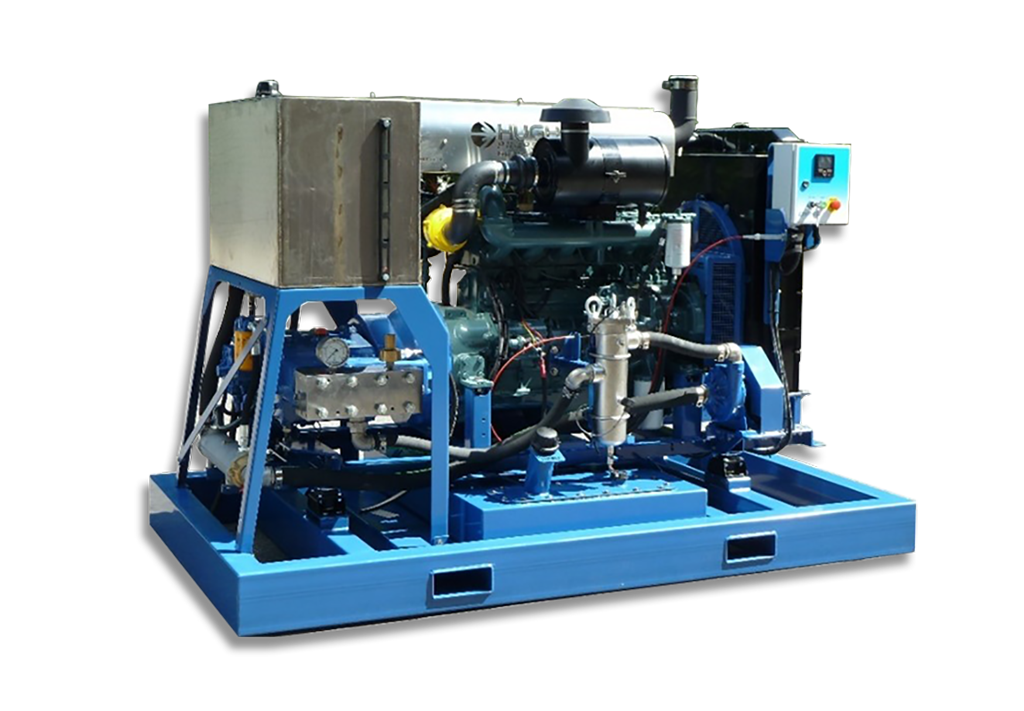 Hughes pumps UB30 DS ultra high pressure diesel jetting unit