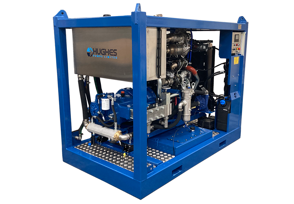 Hughes pumps HP220 DC T5 diesel driven high pressure jetting units